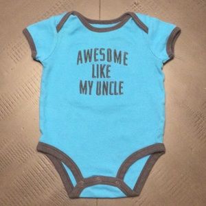 Carter’s Short Sleeve Onesie w/ Overlap Shoulder